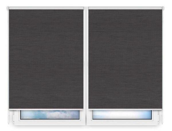 Рулонные шторы Мини Корсо блэкаут темно-серый цена. Купить в «Мастерская Жалюзи»